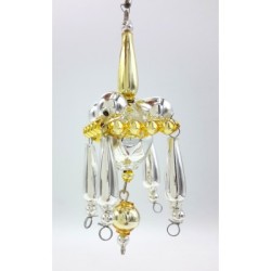 Gablonzer Christbaumschmuck Kugelornament 9cm Gablonzer Christbaumschmuck Kugelornament 9cm