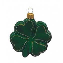 Christbaumschmuck Kleeblatt