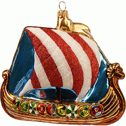 Christbaumschmuck Wikingerboot