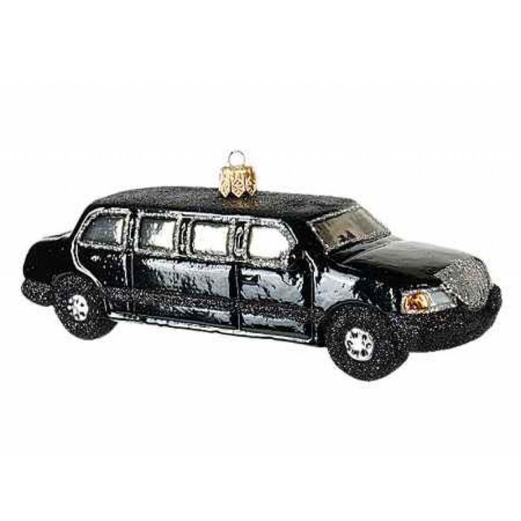 Christbaumschmuck schwarze Stretch Limousine Christbaumschmuck schwarze Stretch Limousine