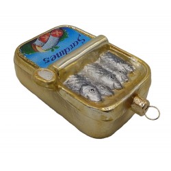 Christbaumschmuck Sardinen in der Dose