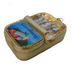 Christbaumschmuck Sardinen in der Dose