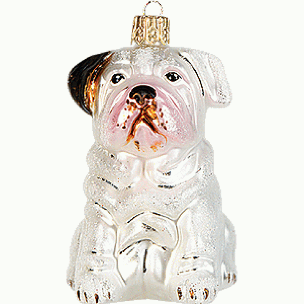 Christbaumschmuck Baby Bulldogge Christbaumschmuck Baby Bulldogge