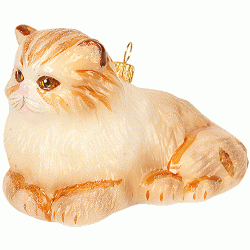 Christbaumschmuck Persische Katze