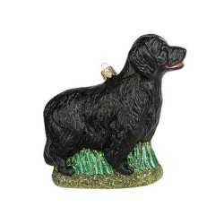 Weihnachtskugel Hund Retriever schwarz Weihnachtskugel Hund Retriever schwarz