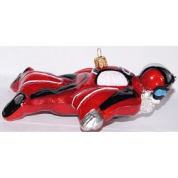 Christbaumschmuck Weihnachtsmann Skydiver Christbaumschmuck Weihnachtsmann Skydiver