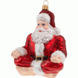 Christbaumschmuck Yoga Santa Christbaumschmuck Yoga Santa
