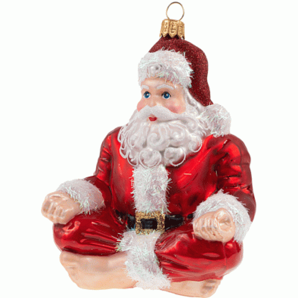 Christbaumschmuck Yoga Santa Christbaumschmuck Yoga Santa