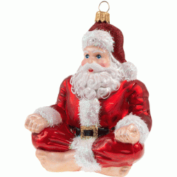 Christbaumschmuck Yoga Santa Christbaumschmuck Yoga Santa