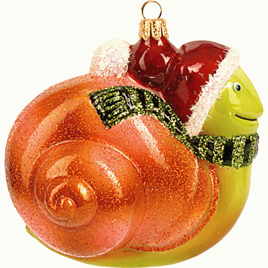 Christbaumschmuck Weihnachtsschnecke Christbaumschmuck Weihnachtsschnecke