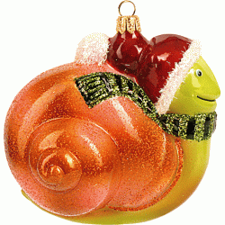 Christbaumschmuck Weihnachtsschnecke Christbaumschmuck Weihnachtsschnecke