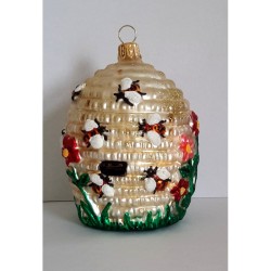 Weihnachtskugel Bienenkorb