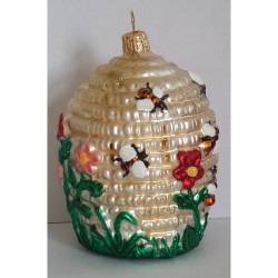 Weihnachtskugel Bienenkorb