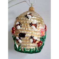 Weihnachtskugel Bienenkorb