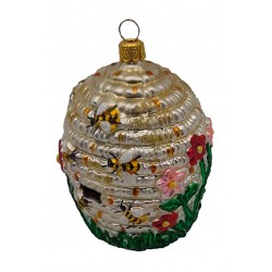 Weihnachtskugel Bienenkorb