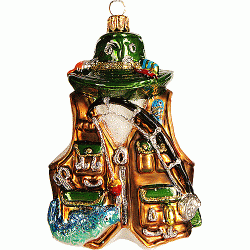 Christbaumschmuck Angelausrüstung Weste Christbaumschmuck Angelausrüstung Weste