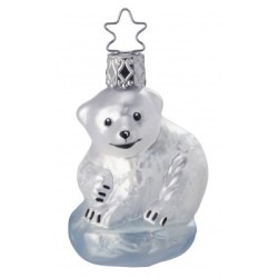 Inge Glas Christbaumschmuck Baby Eisbär Inge Glas Christbaumschmuck Baby Eisbär