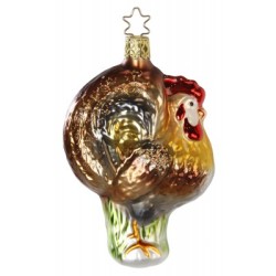 Inge Glas Christbaumschmuck Hahn Bruno Inge Glas Christbaumschmuck Hahn Bruno