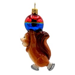 Christbaumschmuck Komozja Eichhörnchen auf Schlittschuhen Christbaumschmuck Komozja Eichhörnchen auf Schlittschuhen