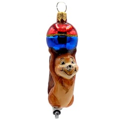 Christbaumschmuck Komozja Eichhörnchen auf Schlittschuhen Christbaumschmuck Komozja Eichhörnchen auf Schlittschuhen