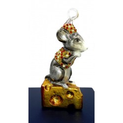 Christbaumschmuck Mostowski-Kollektion by Komozja Maus auf Käse Christbaumschmuck Mostowski-Kollektion by Komozja Maus auf Käse