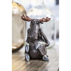 Cecilia Carlsson Elch sitzend 14cm Cecilia Carlsson Elch sitzend 14cm