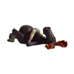 Cecilia Carlsson Elch auf dem Rücken liegend