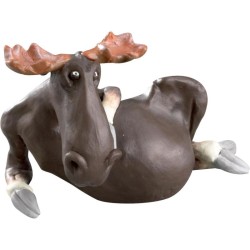 Cecilia Carlsson Elch auf der Seite liegend