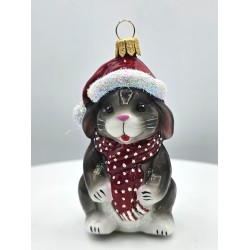 Christbaumschmuck - Hanco - Hase mit Weihnachtsmütze Christbaumschmuck - Hanco - Hase mit Weihnachtsmütze