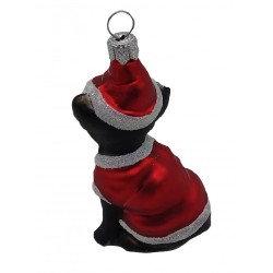 Christbaumschmuck Hund Chihuahua mit Weihnachtsmütze Christbaumschmuck Hund Chihuahua mit Weihnachtsmütze