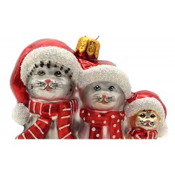 Christbaumschmuck Weihnachtskatzen