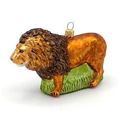 Weihnachtskugel Löwe