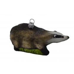 Weihnachtskugel Dachs