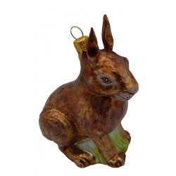 Weihnachtskugel Hase