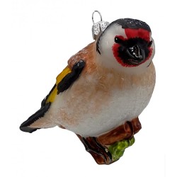 Weihnachtskugel Vogel Stieglitz