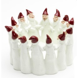 Harvesttime Schale mit tanzenden Weihnachtsmännern