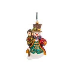 Christbaumschmuck - Huras Family - Schneemann mit Laterne Christbaumschmuck - Huras Family - Schneemann mit Laterne