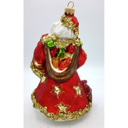 Christbaumschmuck Weihnachtsmann mit Muscheln Christbaumschmuck Weihnachtsmann mit Muscheln