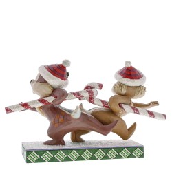 Disney Traditions - Jim Shore - Candy Cane Caper - Chip und Chap mit  Zuckerstangen - 4051975