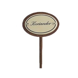 Kräuterschild Emaille Koriander