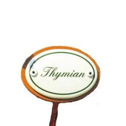 Kräuterschild Emaille Thymian