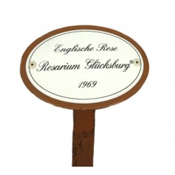 Rosenschild Emaille Rosarium Glücksburg Rosenschild Emaille Rosarium Glücksburg