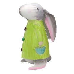 Osterhase Betty mit Schlappohren Grün S Osterhase Betty mit Schlappohren Grün S