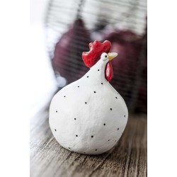 Ruth Vetter Henne in weiß XL