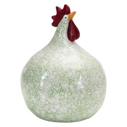 Ruth Vetter Henne Grün gefleckt L